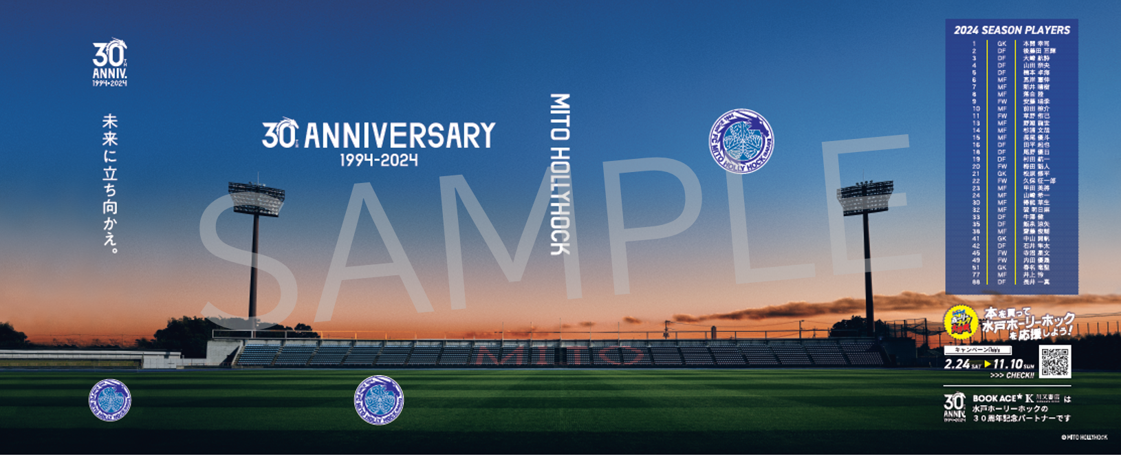 水戸ホーリーホック30周年記念！ホーリーブック大作戦 « 株式会社ブックエース～TSUTAYA、川又書店、トレカエース、コペルプラス